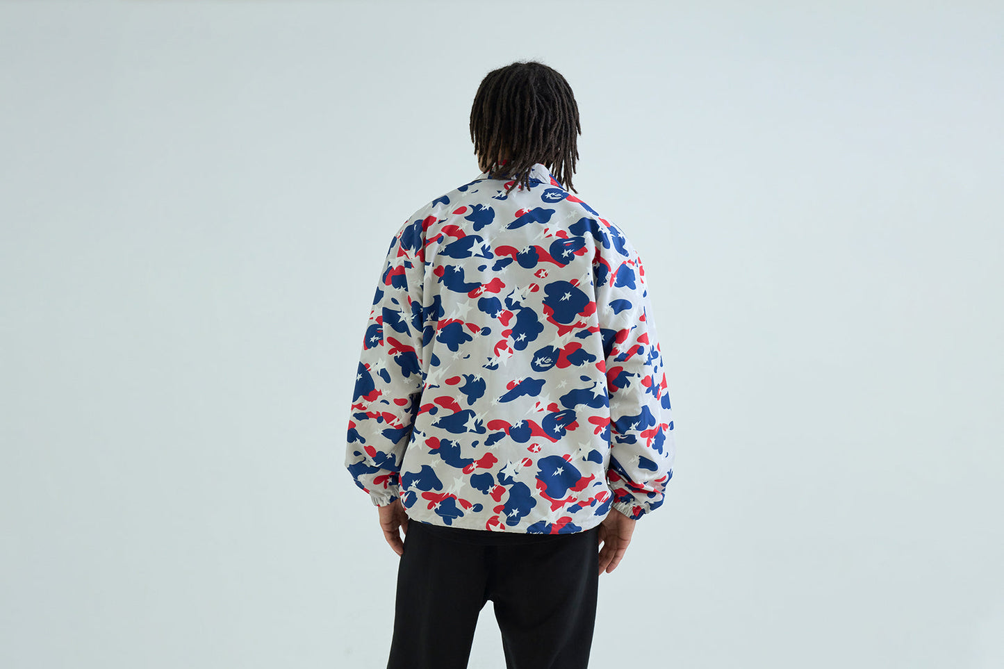 BAPE STA STRIKE CAMO COACH JACKET