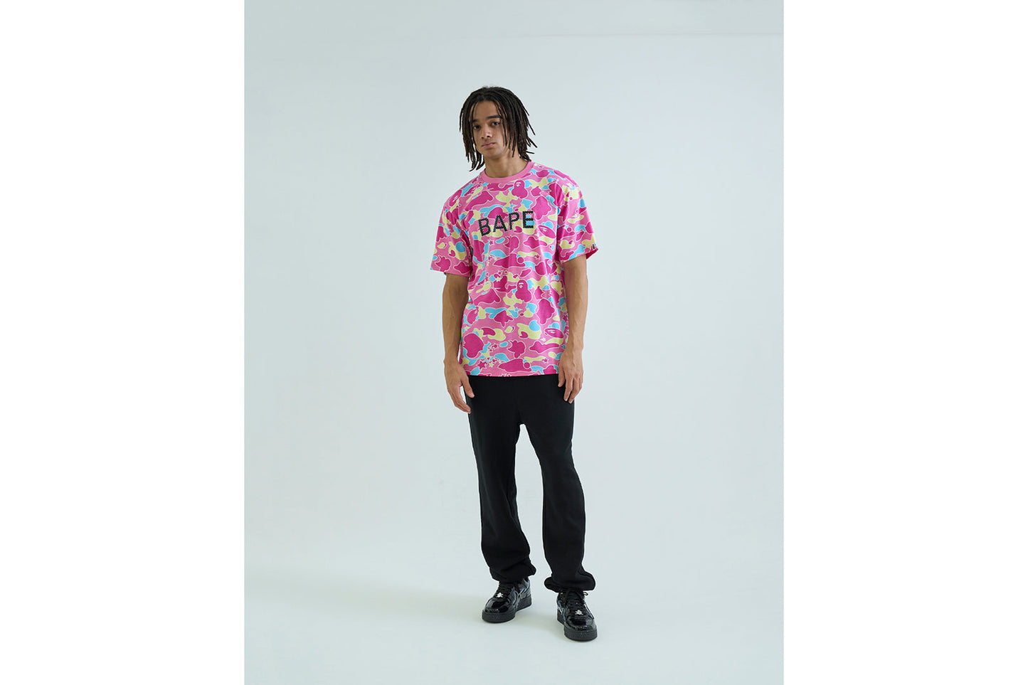 BAPE STA CAMO 水鑽 BAPE LOGO 短袖T恤