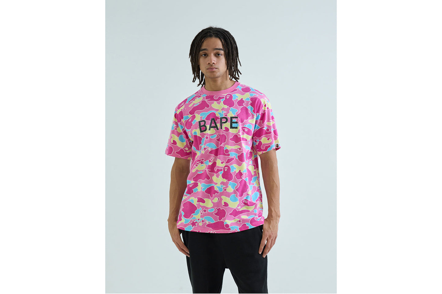 BAPE STA CAMO 水鑽 BAPE LOGO 短袖T恤