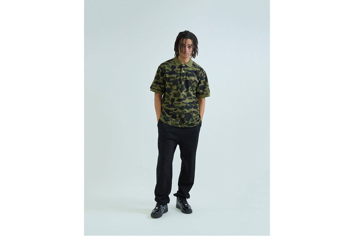 BAPE 1ST CAMO ONE POINT POLO