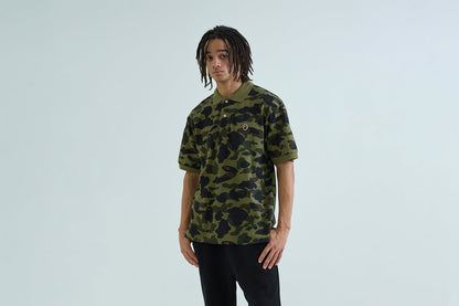 BAPE 1ST CAMO ONE POINT POLO