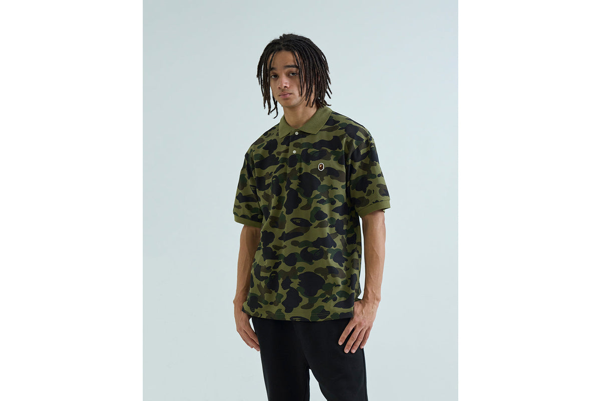 BAPE 1ST CAMO ONE POINT POLO