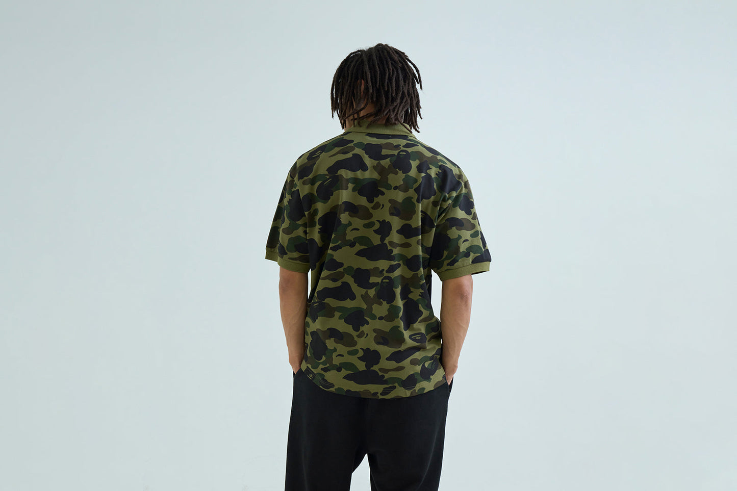 BAPE 1ST CAMO ONE POINT POLO