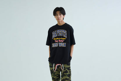 BAPE STA COLLEGE 寬鬆版短袖T恤 #1