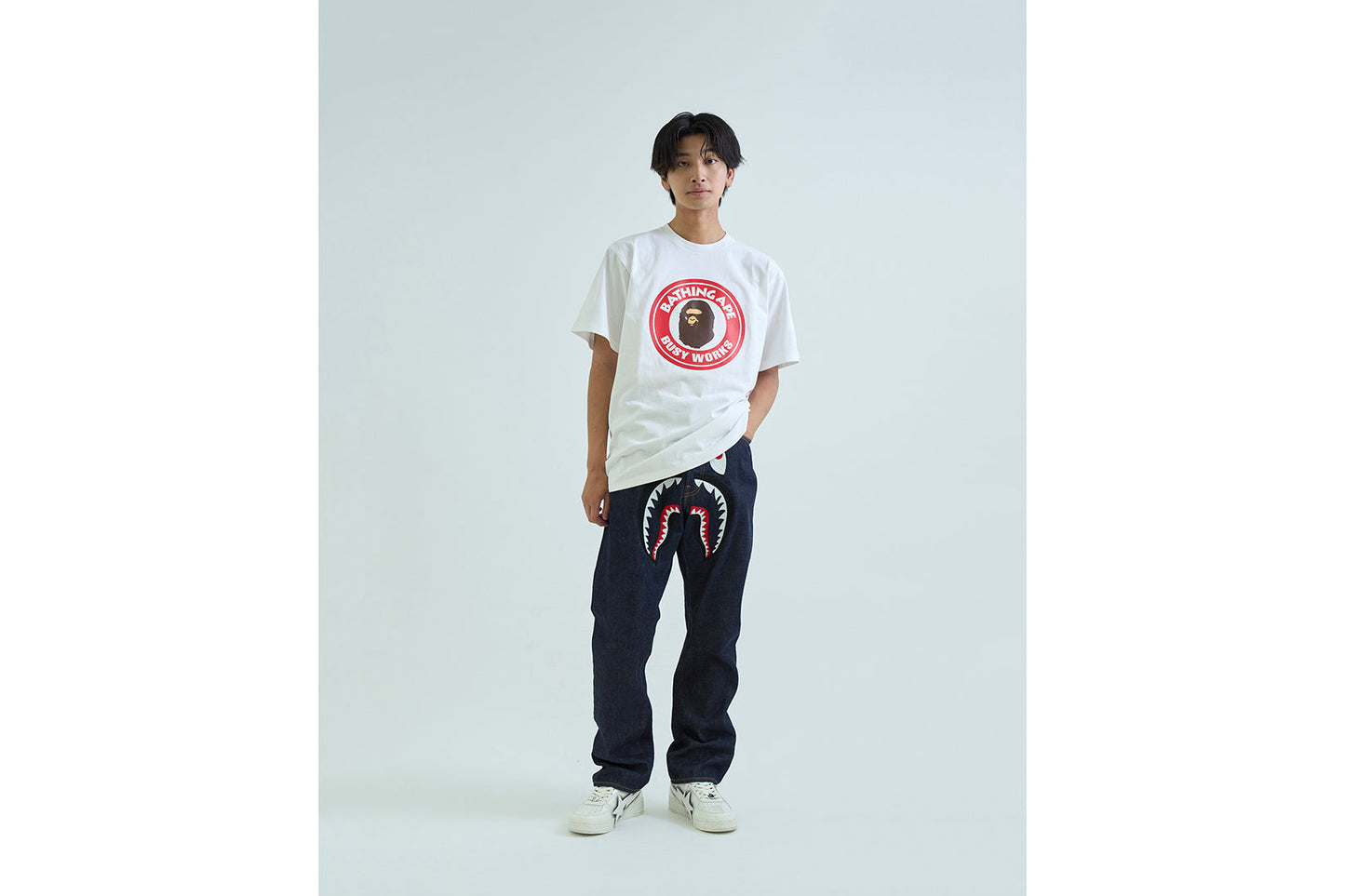 BAPE BUSY WORKS TEE