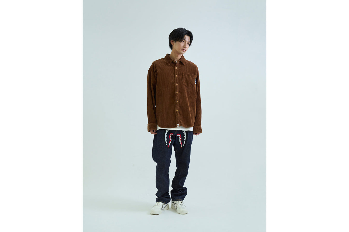 BAPE 絨毛長袖襯衫