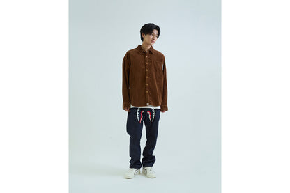 BAPE 絨毛長袖襯衫