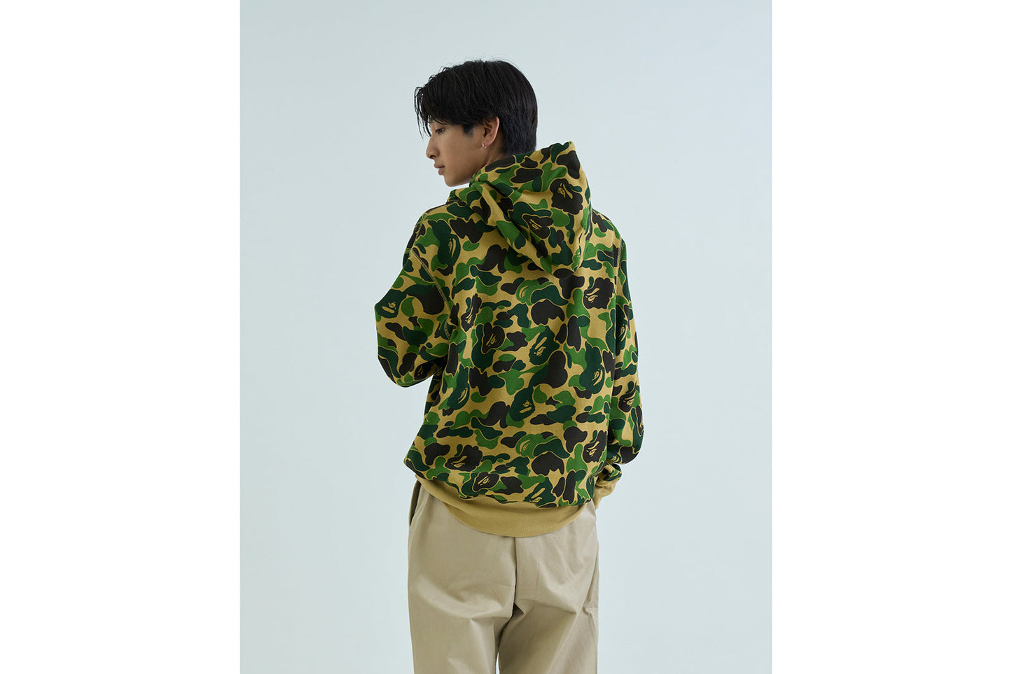 BAPE ABC CAMO 大學風格套頭帽T