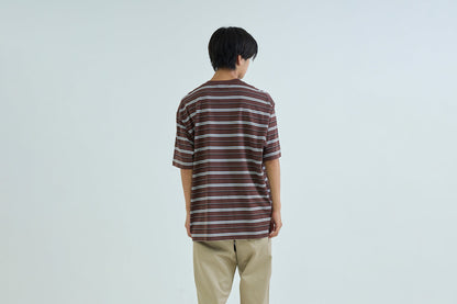 BAPE ONE POINT STRIPE RELAXED FIT TEE