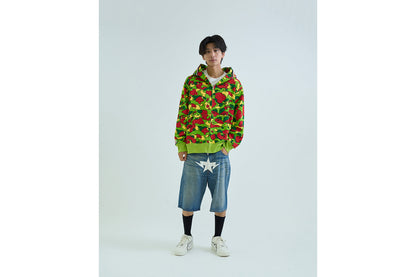 BAPE STA CAMO SHARK FULL ZIP HOODIE