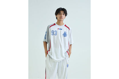 BAPE APA FRAME PATTERN MULTI LOGO RELAXED FIT 足球球衣