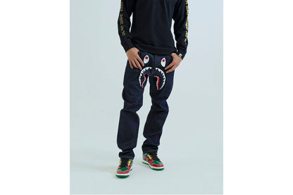 BAPE SHARK 13 OZ 牛仔褲