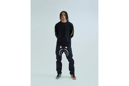BAPE SHARK 13 OZ 牛仔褲
