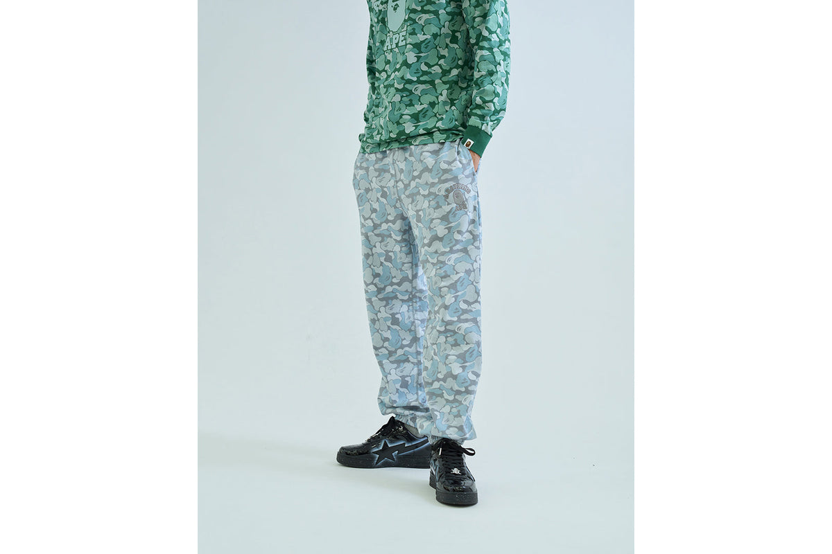 BAPE CARD CAMO COLLEGE 一點設計運動長褲 BAPEC