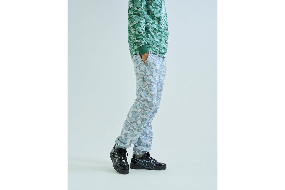 BAPE CARD CAMO COLLEGE 一點設計運動長褲 BAPEC