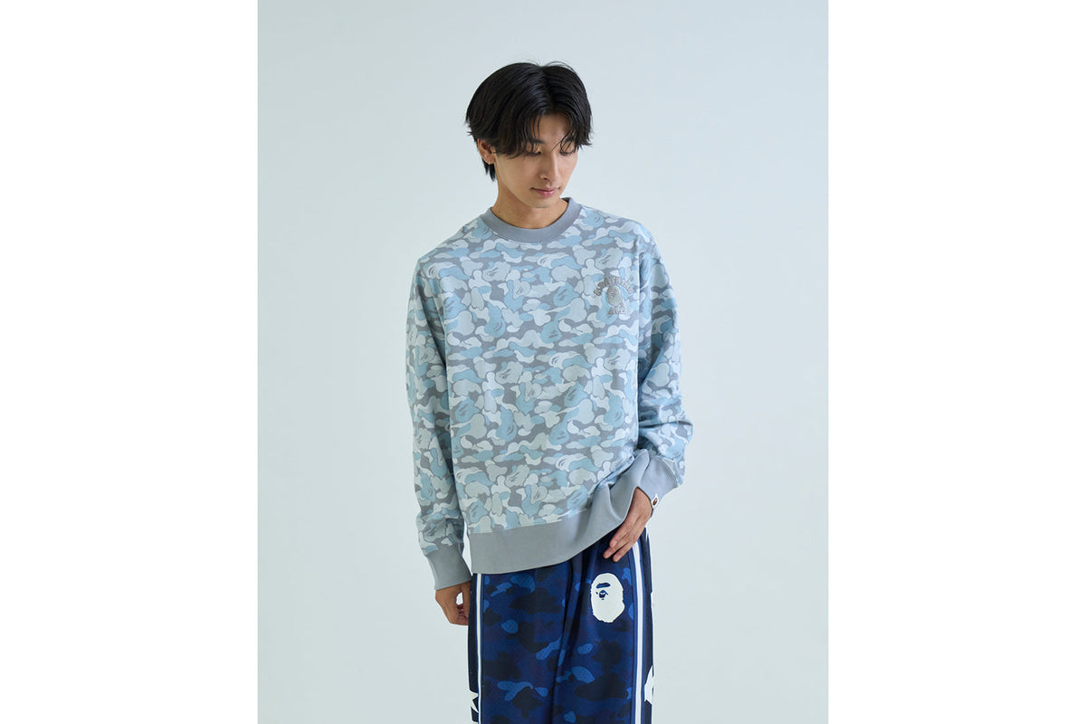 BAPE CARD CAMO COLLEGE ONE POINT 大學T