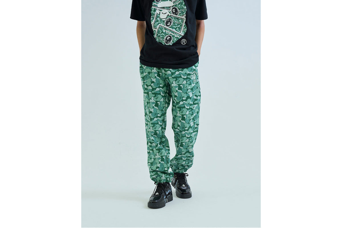 BAPE CARD CAMO COLLEGE 一點設計運動長褲 BAPEC