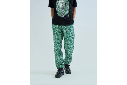 BAPE CARD CAMO COLLEGE 一點設計運動長褲 BAPEC