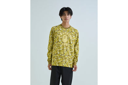 BAPE CARD CAMO COLLEGE 長袖 T恤 BAPEC