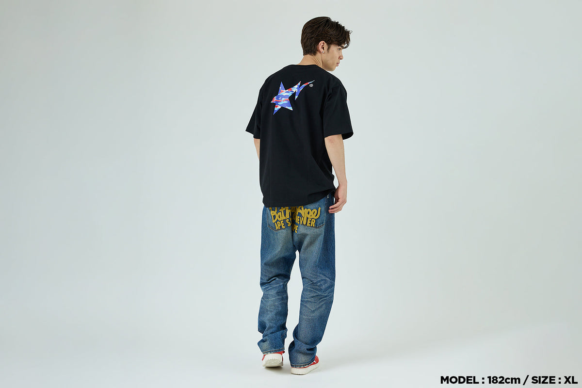 BAPE SCREEN CAMO BAPE STA TEE