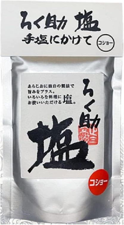 日本代購｜ろく助 Rokusuke White Salt 4.6 oz (130 g)｜Amazon JP