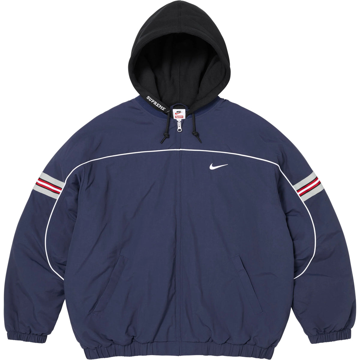日本代購｜Supreme 外套 - ®/Nike® 尼龍連帽外套【黑色 / 大號】｜Supreme