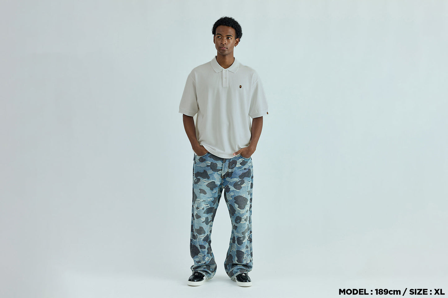 BAPE ONE POINT RELAXED FIT POLO