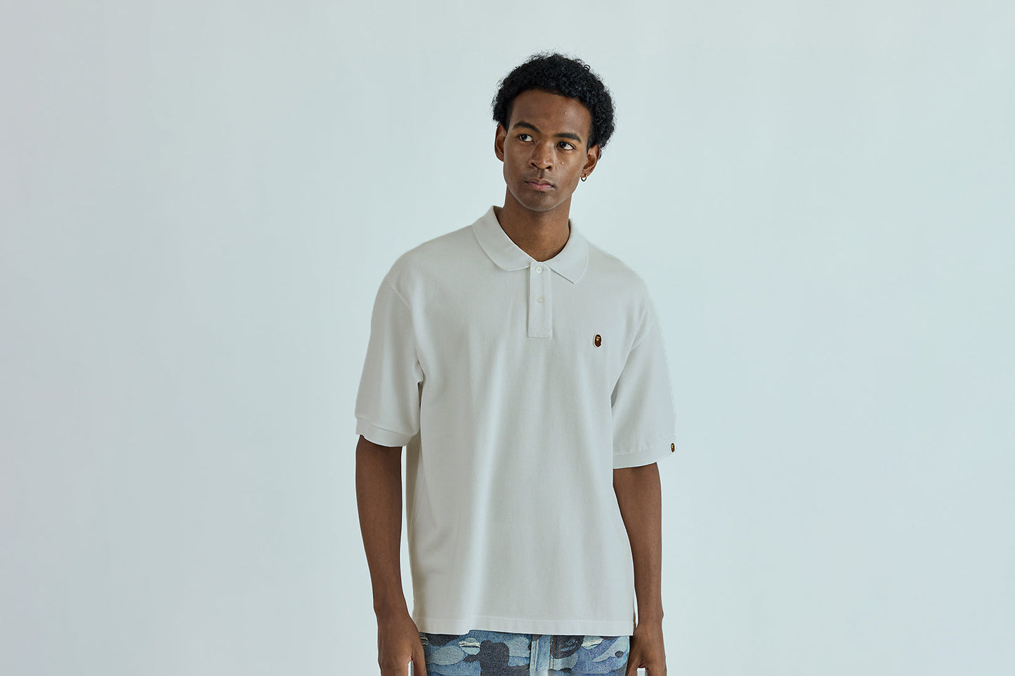 BAPE ONE POINT RELAXED FIT POLO