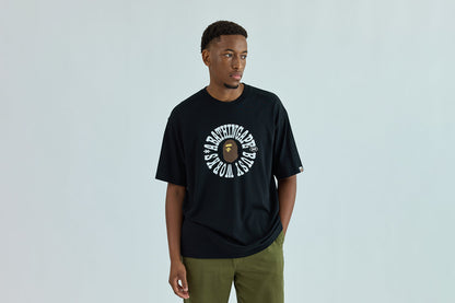 BAPE BUSY WORKS LOGO RELAXED FIT TEE