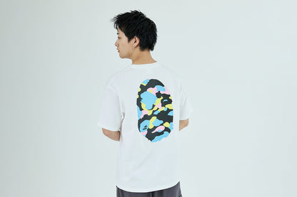 BAPE NEW MULTI CAMO BIG APE HEAD TEE