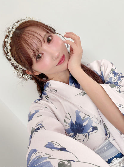 日本代購｜GRL 髮飾 - 花朵造型珍珠髮飾【フラワーモチーフパールヘッドドレス】｜GRL