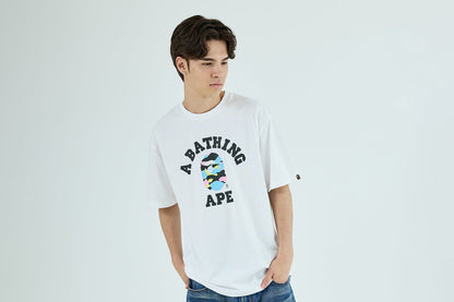 BAPE NEW MULTI CAMO 大學T恤