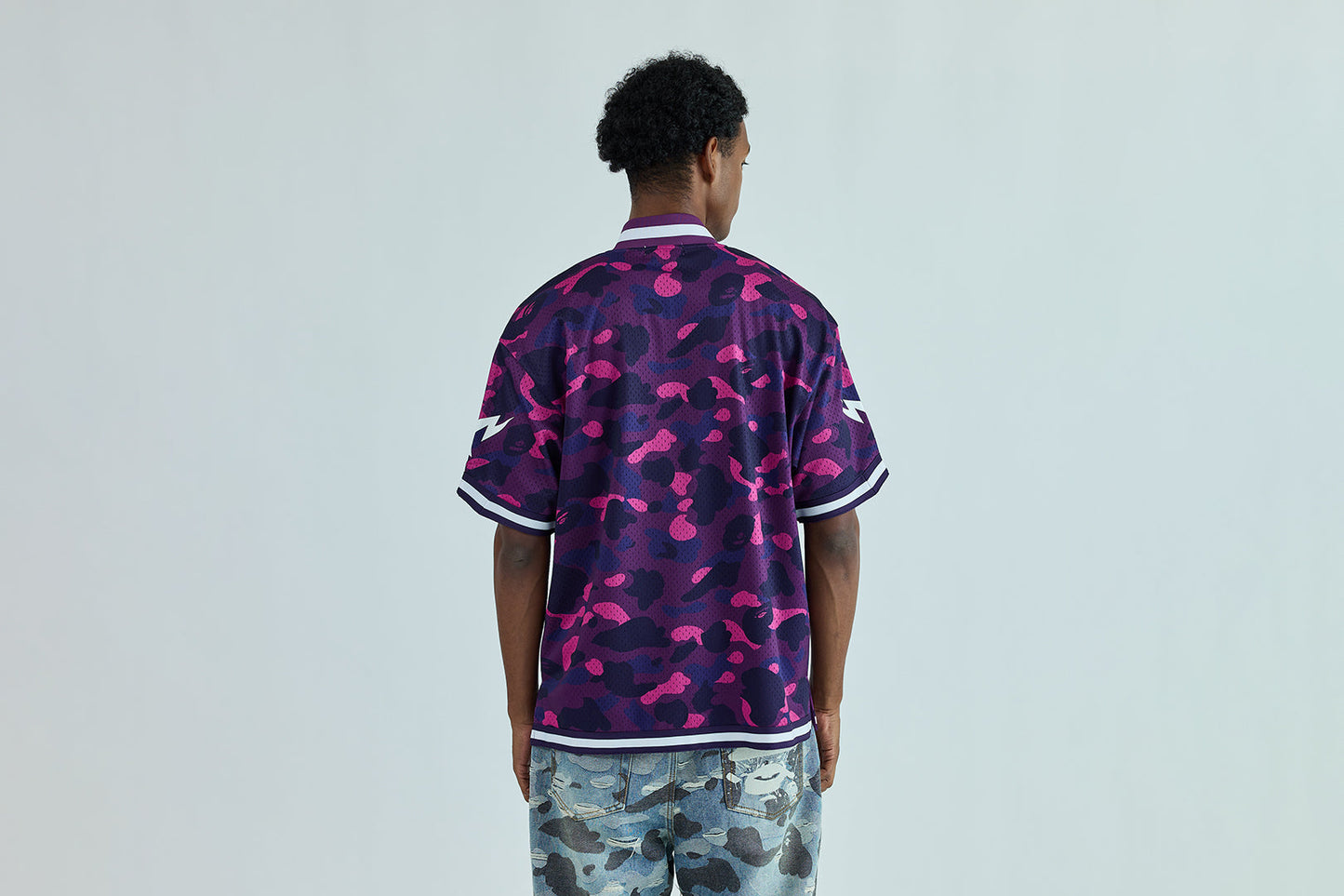 BAPE COLOR CAMO 網眼暖身鬆身襯衫