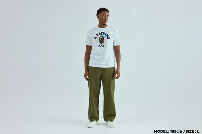 BAPE APE HEAD FIREWORK COLLEGE TEE