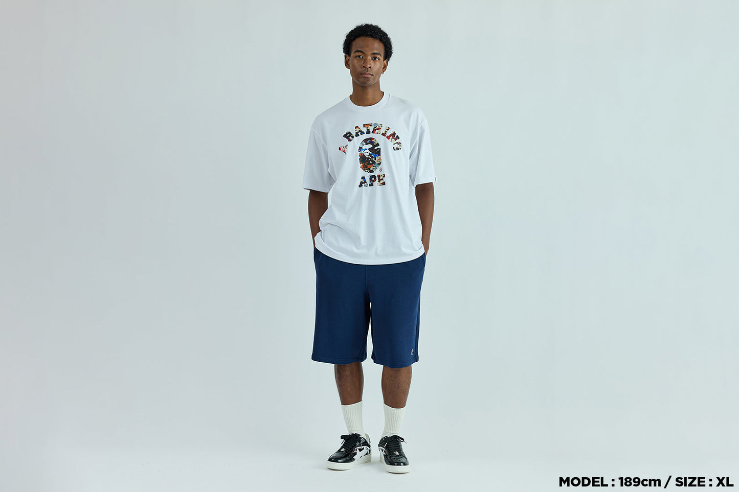 BAPE HYBRID CAMO 大學休閒版型短袖T恤