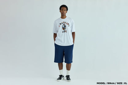 BAPE ONE POINT 膝丈寬鬆版衛衣短褲