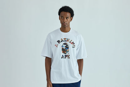 BAPE HYBRID CAMO 大學休閒版型短袖T恤