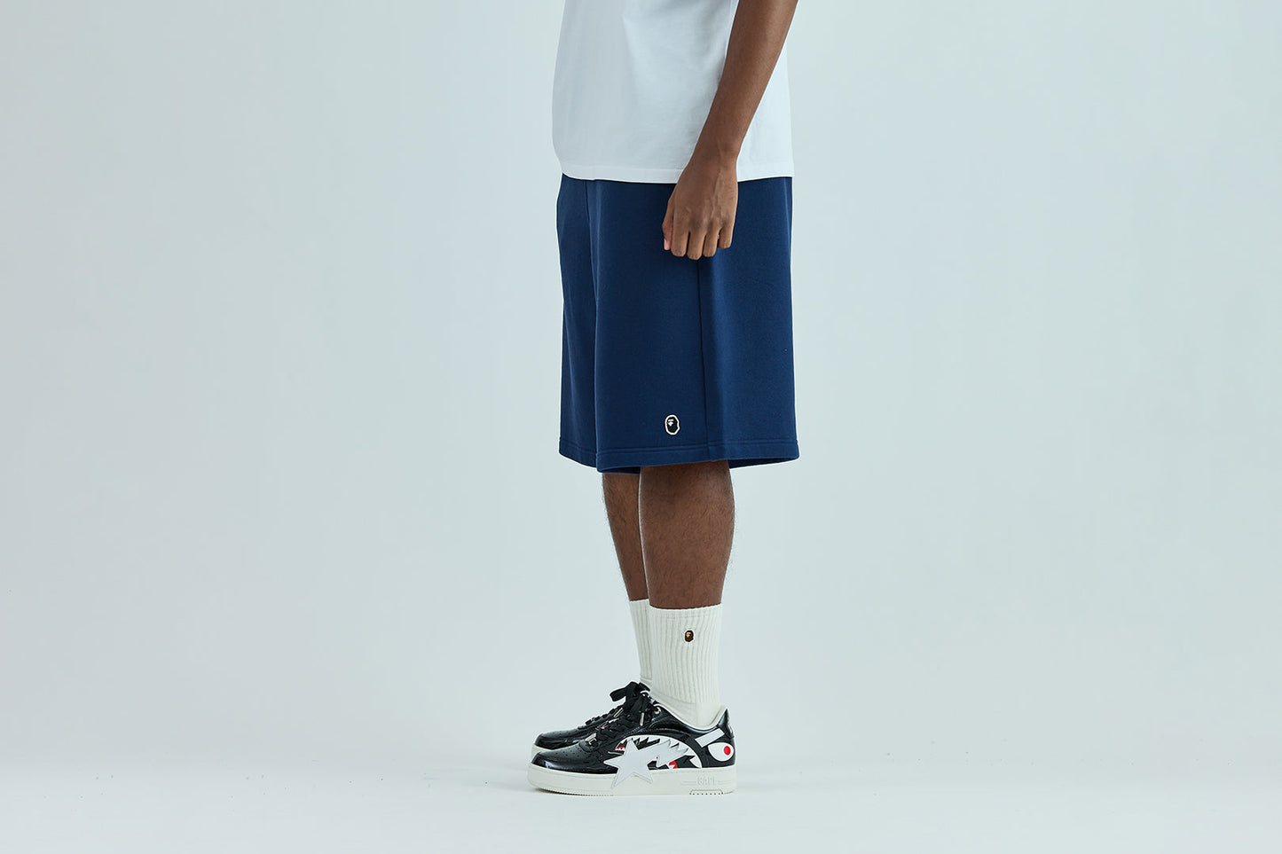 BAPE ONE POINT 膝丈寬鬆版衛衣短褲