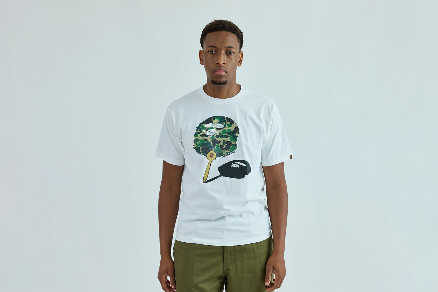 BAPE ABC CAMO 日本扇子猿頭短袖T恤