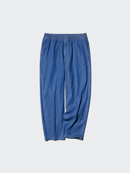 日本代購｜UNIQLO 褲子 - ストレッチイージーアンクルパンツ/デニム｜UNIQLO
