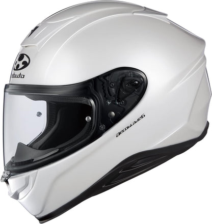 日本代購｜Kabuto 摩托車頭盔 - AEROBLADE6 全臉摩托車頭盔 珍珠白色｜Amazon JP