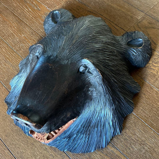 日本代購｜未知 裝飾品 - 熊 アンティーク 木雕 裝飾品｜Mercari