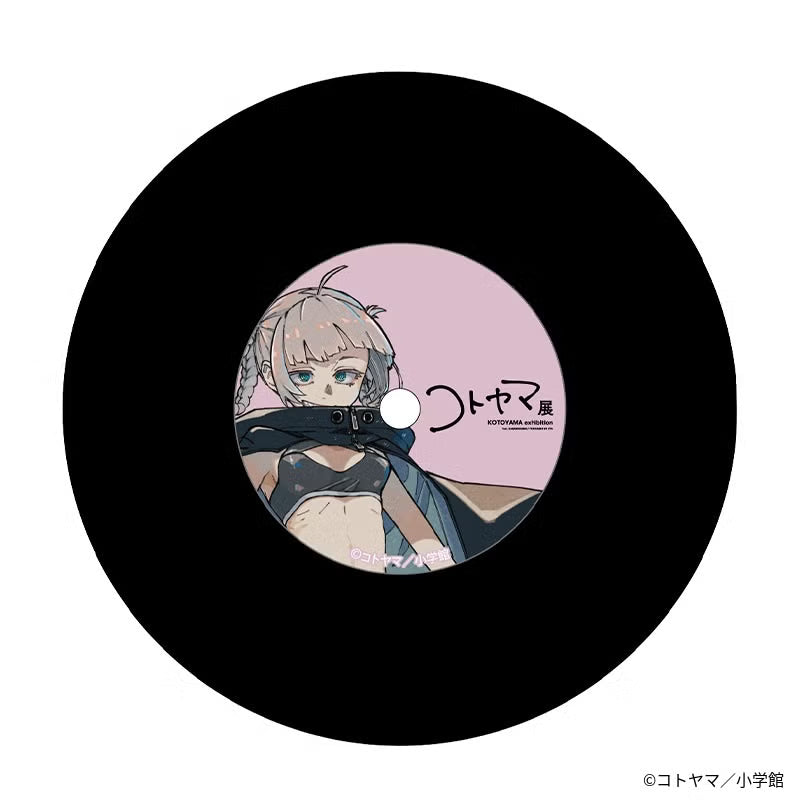 日本代購｜『コトヤマ展』レコード風コースター　七草ナズナ｜Mall.shopro