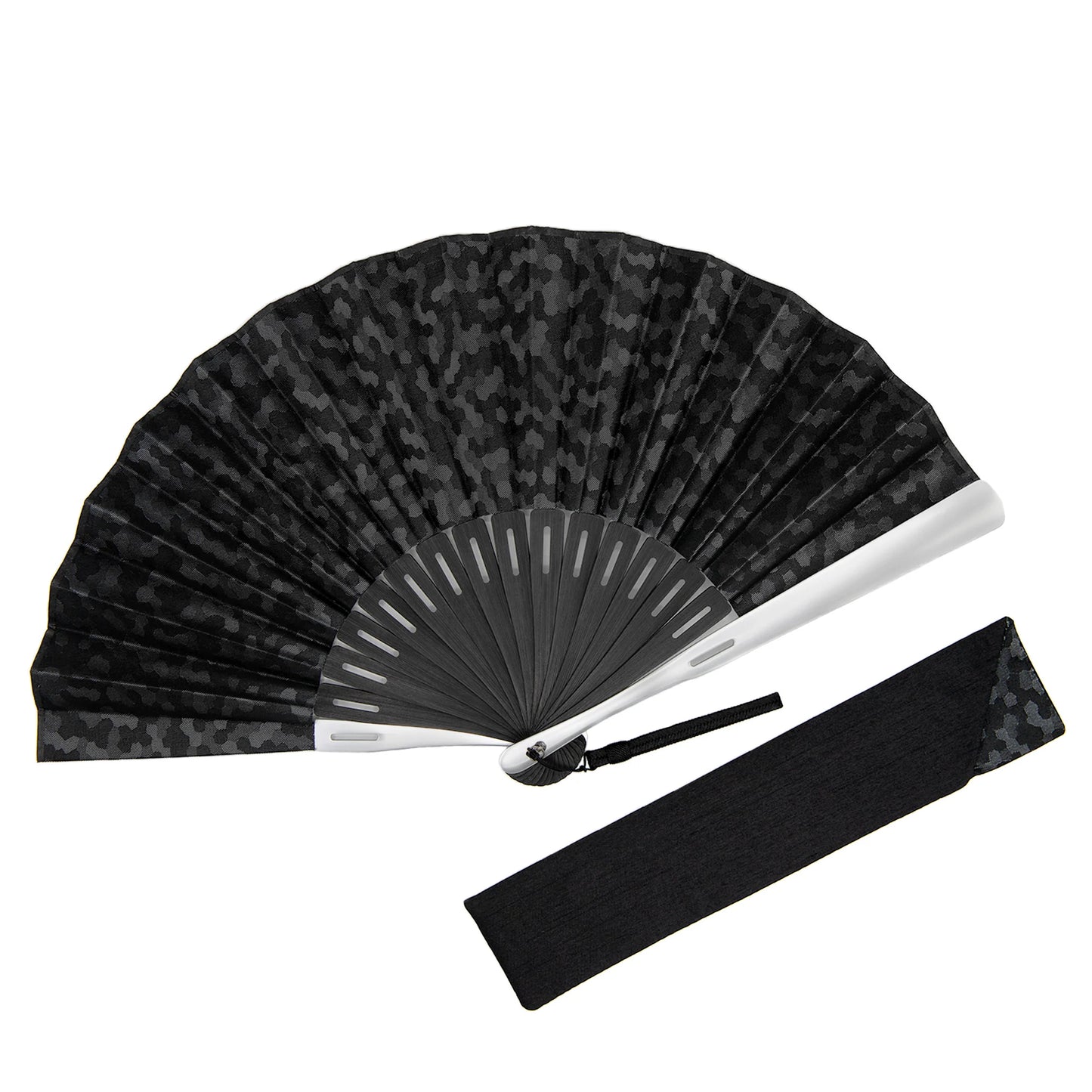 日本代購｜白竹堂 扇子 - 黑色アルミハニカム扇子套裝（全3種）｜白竹堂オンラインショップ