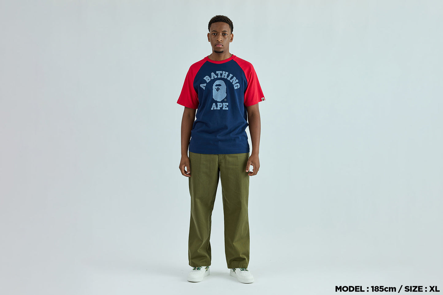 BAPE 大學拉格蘭縮身版T恤