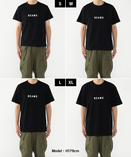 日本代購｜BEAMS T恤 - / 標誌 T恤 男款女款【黑色 / S】｜ZOZOTOWN