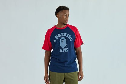 BAPE 大學拉格蘭縮身版T恤
