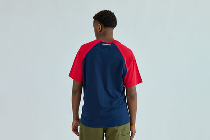 BAPE COLLEGE RAGLAN SHRUNK FIT TEE