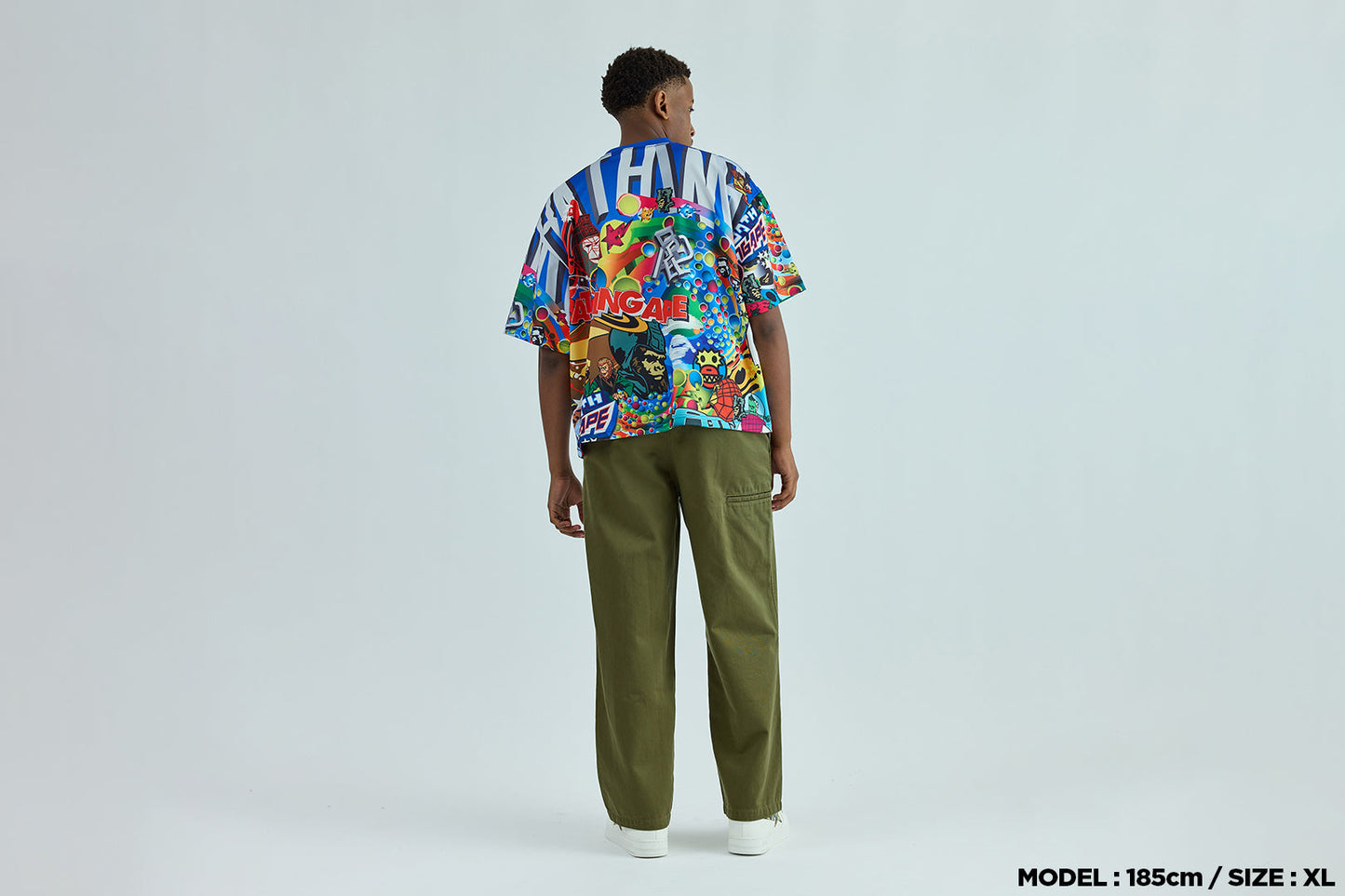 BAPE OVERALL PRINT TEE