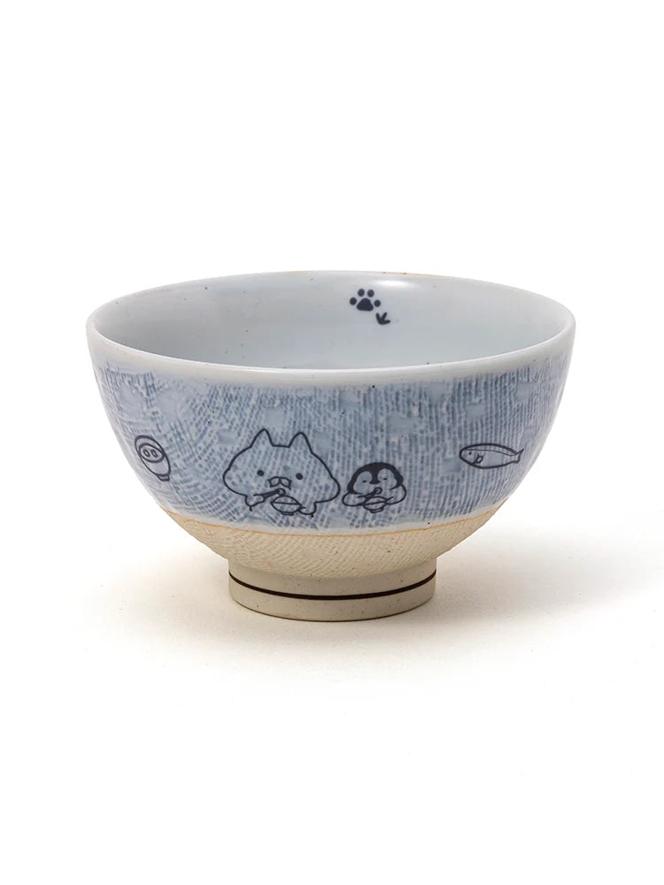 日本代購｜ねこぺん日和 茶碗 - 波佐見燒茶碗 ねこぺん日和｜ねこぺん日和